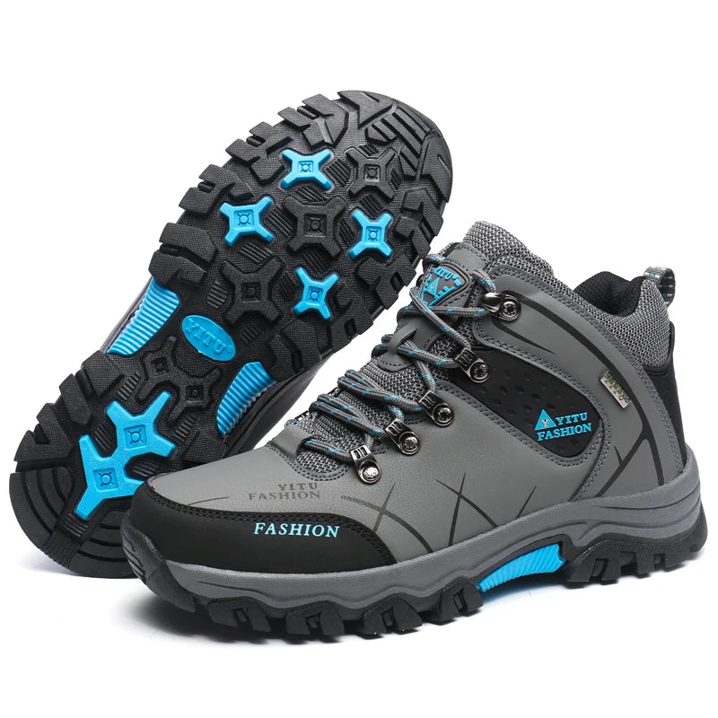 Men’s Waterproof Hiking Boots – Outdoor Trekking, Camping & Climbing Shoes, Wear-Resistant & Non-Slip