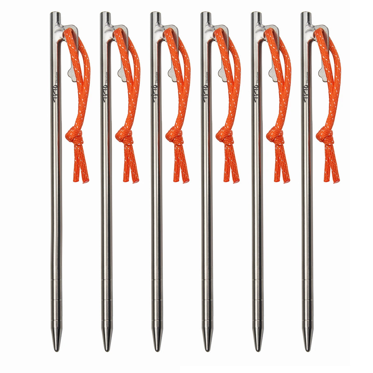 TiTo Titanium Alloy Tent Pegs Outdoor Camping Tent Nail Anti-bending Heavy Duty Canopy Titanium Tent Stake 20/24/30/35/40cm