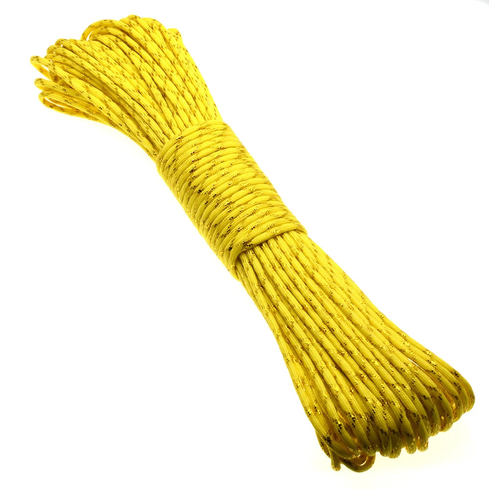 Gold & Silver 550 Paracord – Type III, 100ft, 19 Colors