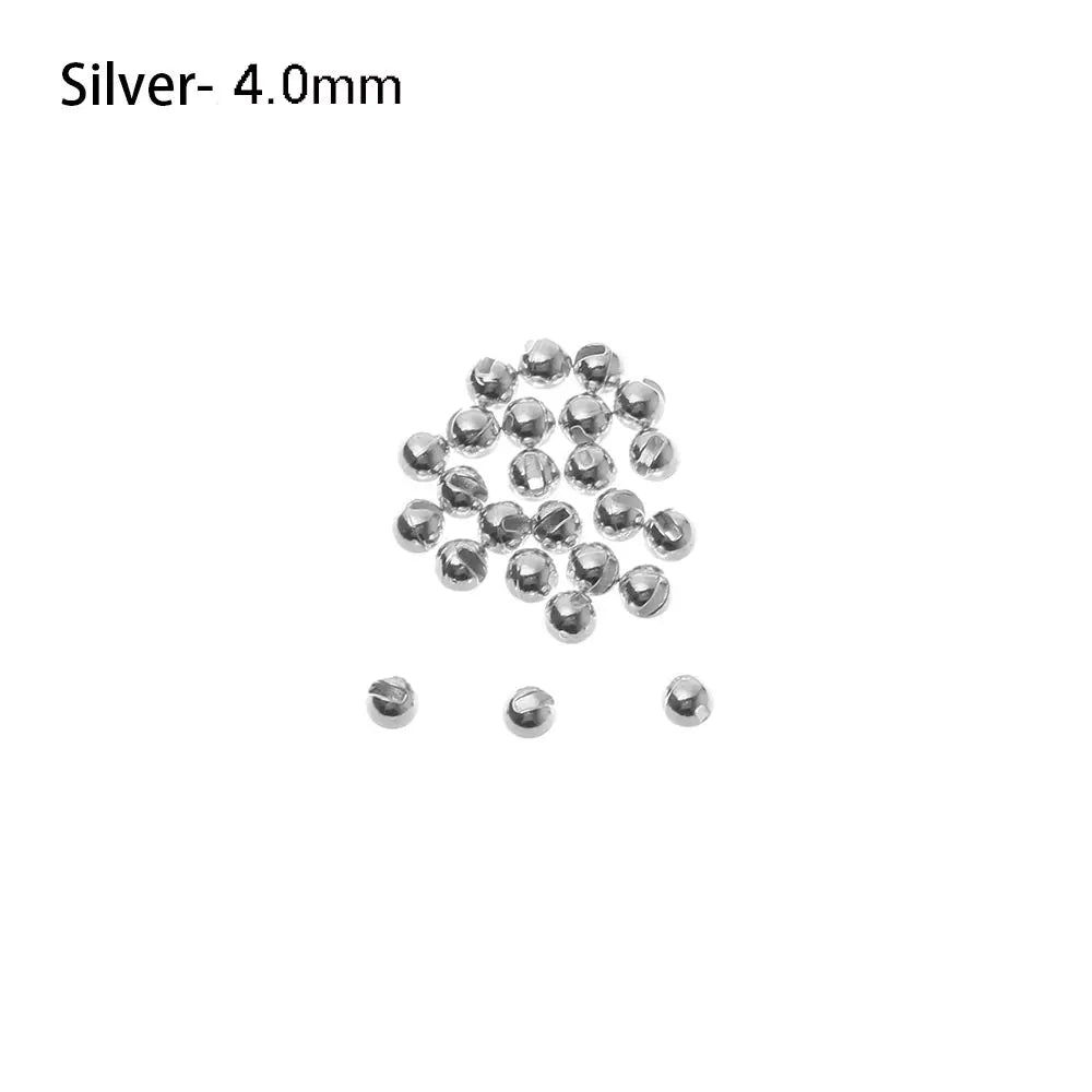 Slotted Fly Tying Beads 2.5-3.5mm (25 Pack)