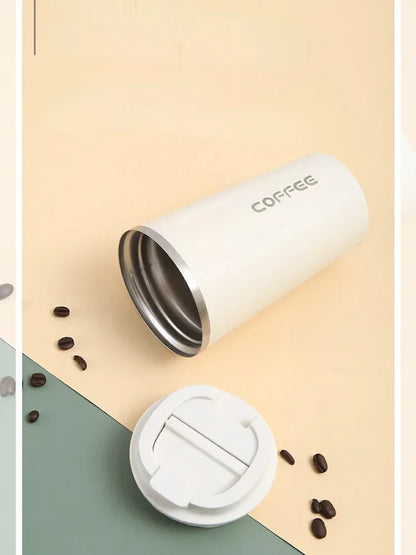 380/510ML Stainless Steel Thermal Mug Thermo for Coffee Water Bottle Leakproof Travel Drinkware Travel Thermal Mug