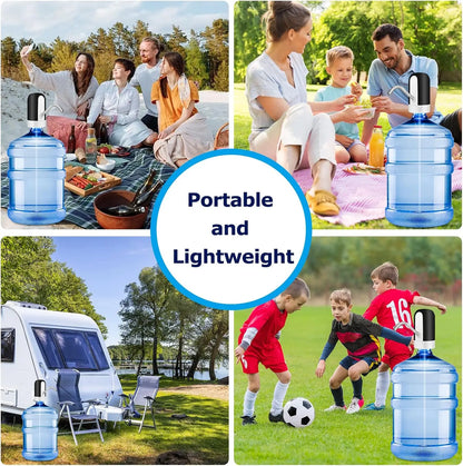 Automatic Water Bottle Pump USB Rechargeable Electric Water Dispenser Portable Universal Drink Water Pump for Office Home Campin
