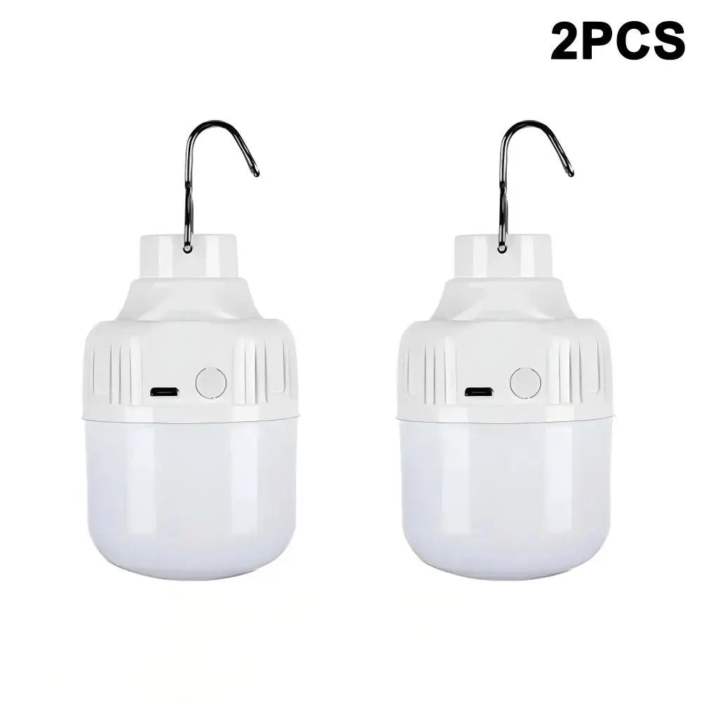 1-10PCS USB Rechargeable LED Camping Light Waterproof Portable High Power Outdoor Lantern for Hiking BBQ Emergency Hunting