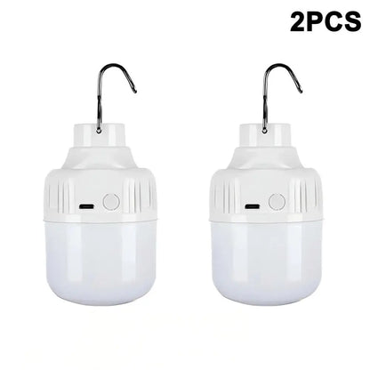 1-10PCS USB Rechargeable LED Camping Light Waterproof Portable High Power Outdoor Lantern for Hiking BBQ Emergency Hunting