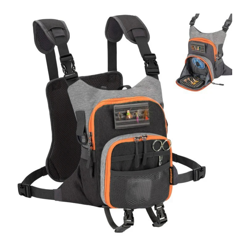 Fly Fishing Chest Bag (Holds Two Fly Boxes)