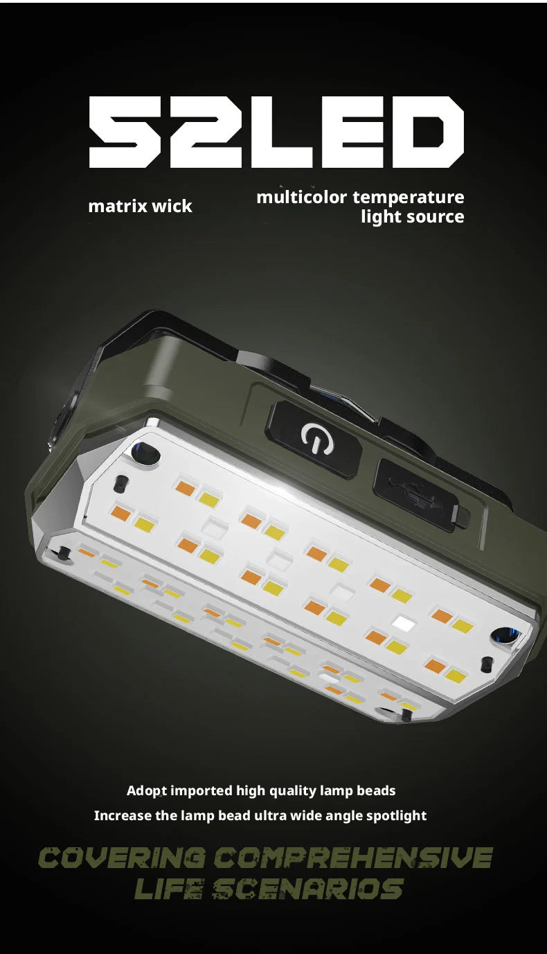 Solar Powered Camping Lantern with Ultra Long Battery Life for Outdoor Tent Emergency Lighting Home Use