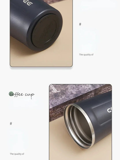 380/510ML Stainless Steel Thermal Mug Thermo for Coffee Water Bottle Leakproof Travel Drinkware Travel Thermal Mug