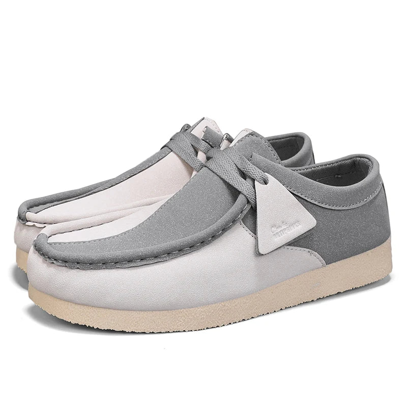 Men’s Casual Comfort Sneakers – Versatile Outdoor Fashion Shoes with Thick Sole