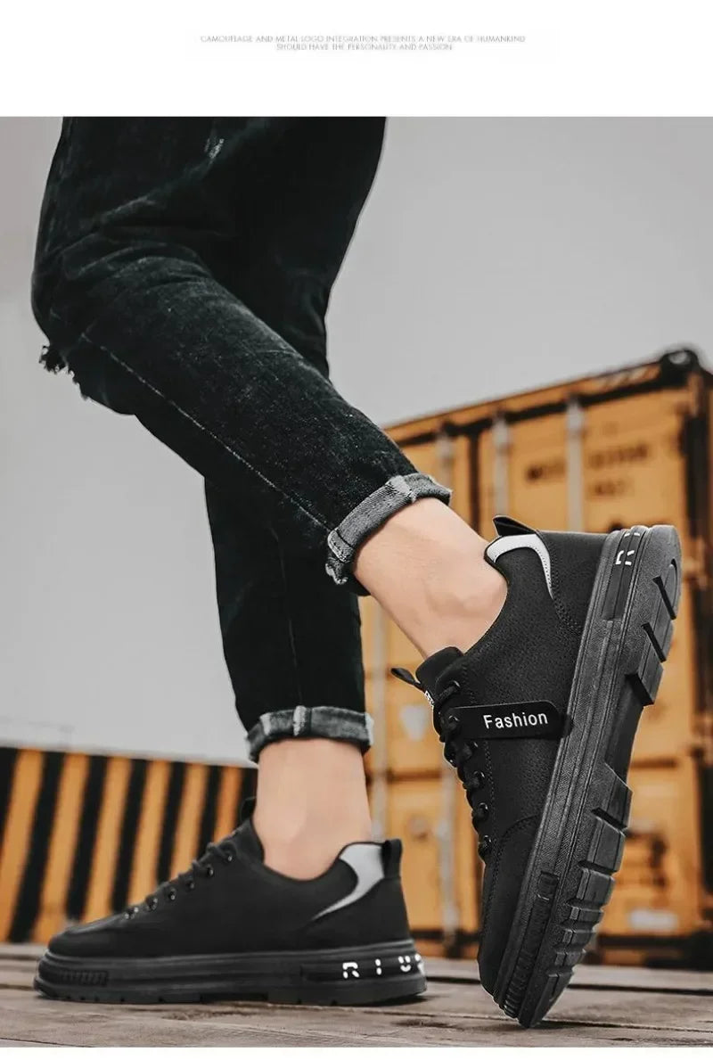 Men’s Casual Sneakers 2025 – Breathable Lightweight Shoes for Work, Sports & Everyday Wear (Spring & Autumn Style)