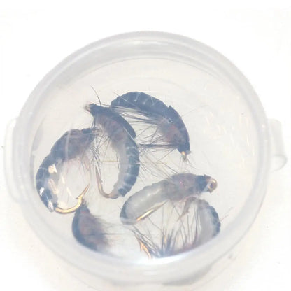 Bimoo Realistic Scud and Caddis Nymphs #12 (6 Pack)