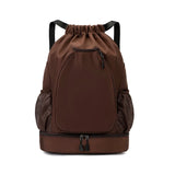 Custom logo outdoor Drawstring Sports Backpack Large Capacity badmintonta bag personality customization waterproof Nylon backpac