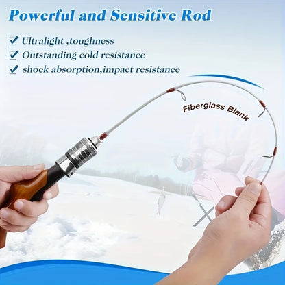 Ultralight Plug-In Ice Fishing Rod