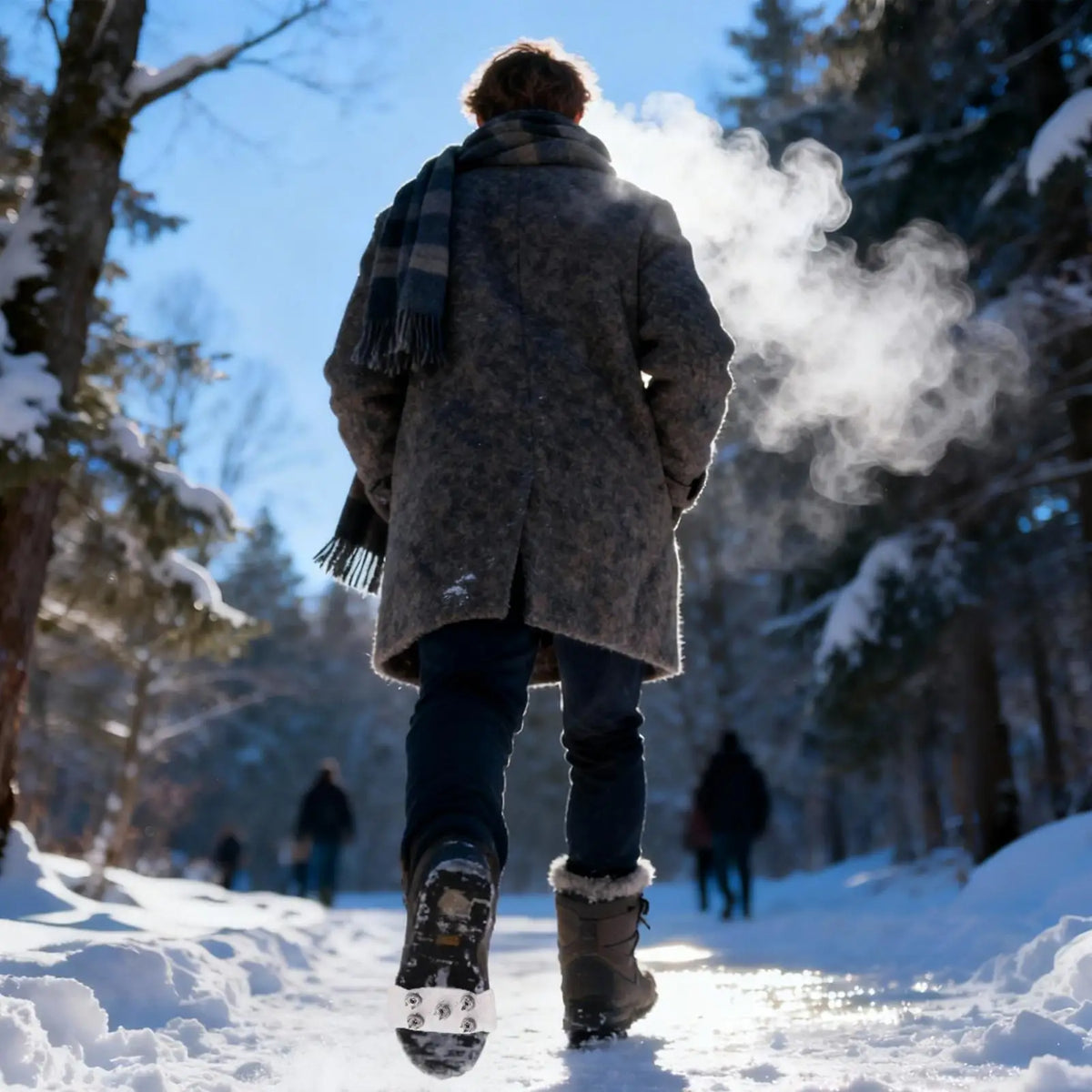 Clear Anti-Slip Ice Cleats for Shoes