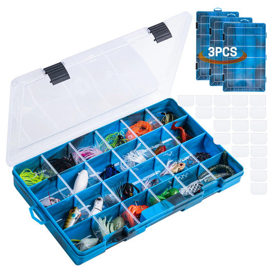 Goture Waterproof Tackle Box for Lures, Hooks & Baits