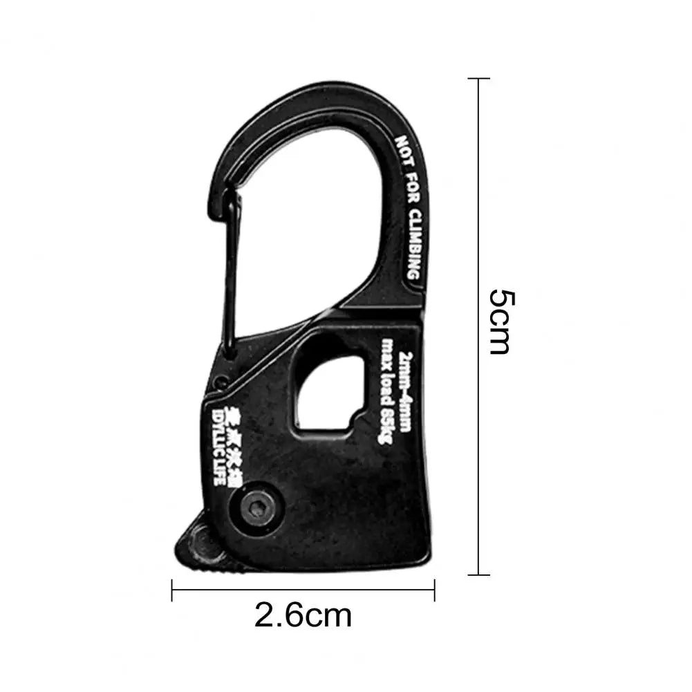 Tent Rope Tensioner Core Lanyard Adjuster Strong Load-bearing Compact Size Portable Reusable Tent Rope Adjuster Camping Gear