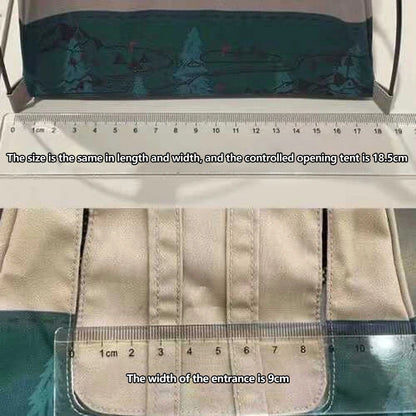 1Pcs Small Tent Model Camping Miniature Scene Accessories Decoration Photography Props 1:12 Movable Toy Gift