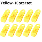 10 PCS Awning Rope Clamp Tarpaulin Clip Tent Canopy Clip Buckle  Reusable Tent Crocodile Clip Awning Outdoor Camping Accessories