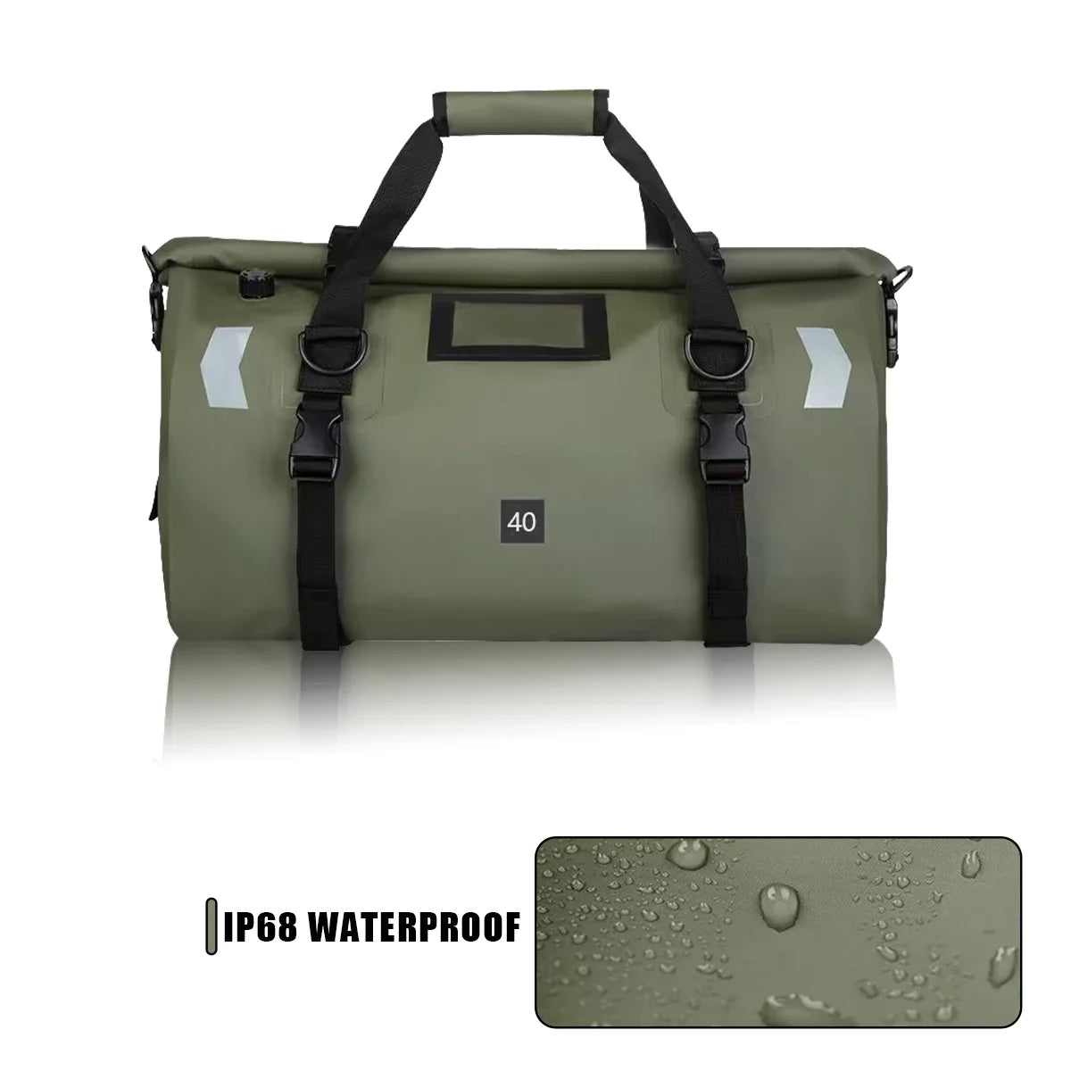 Waterproof 20L/40L/50L/66L/70L/100L Dry Storage Bag for Bicycle Mototcycle Travel, Swimming, Boating, Kayaking, Camping & Beach