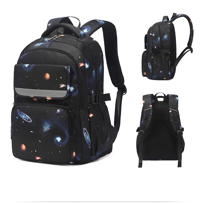 Children's backpacks for boys, grades 1 to 3 to 6, boys, primary school students, new model, reducing burden, protecting the spi