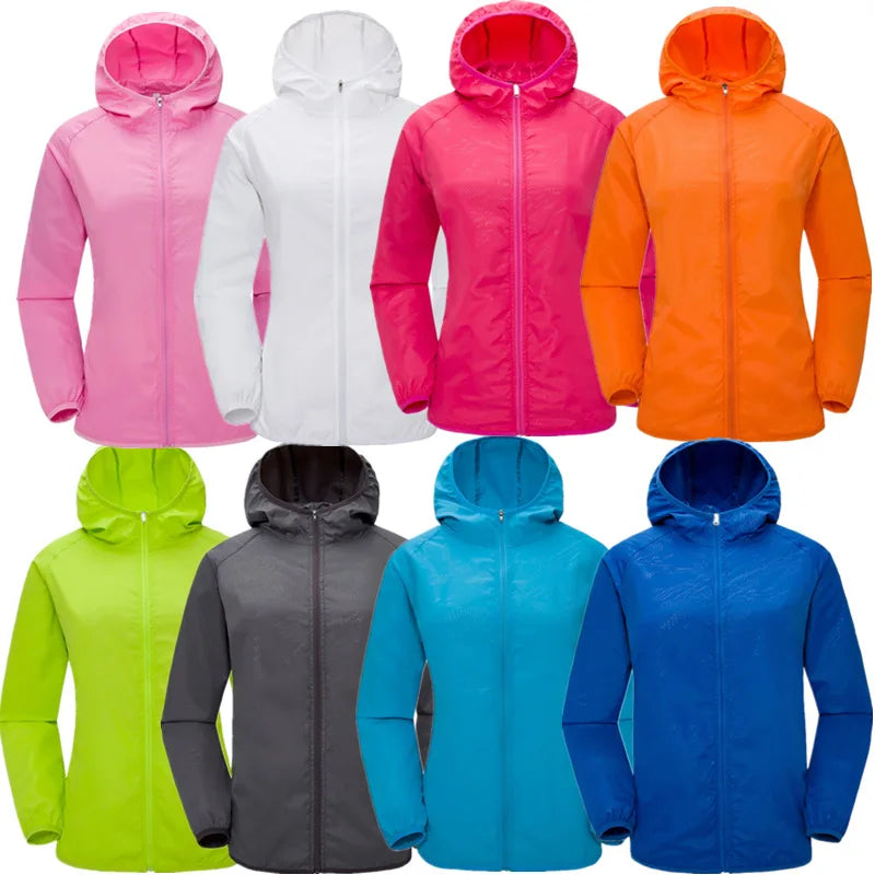 Waterproof Quick-Dry Camping Rain Jacket