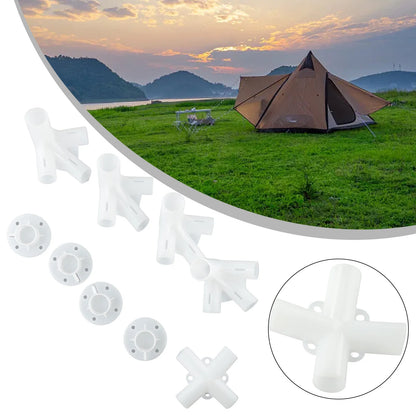 Accessories Connectors Corner Feet For Gazebo Awning Tent Kit Plastic Set Spare Tools Suitable Supply Brand New