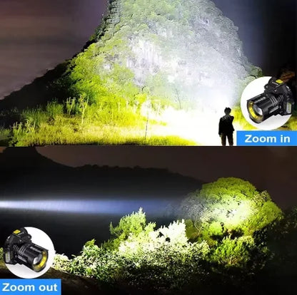 COB LED Rechargeable Headlamp Motion IR Sensor High Power Head Light 18650 Powered Flashlight for Fishing Camping Outdoor