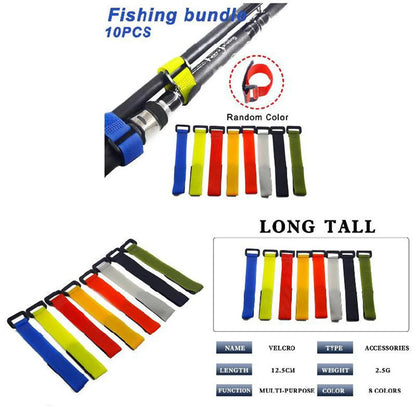 Fishing Rod Tie Straps (10 Pack)