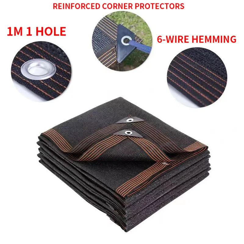 Sunshade net privacy screen sunshade cloth suitable for outdoor terrace sunshade porch pavilion cover beige color