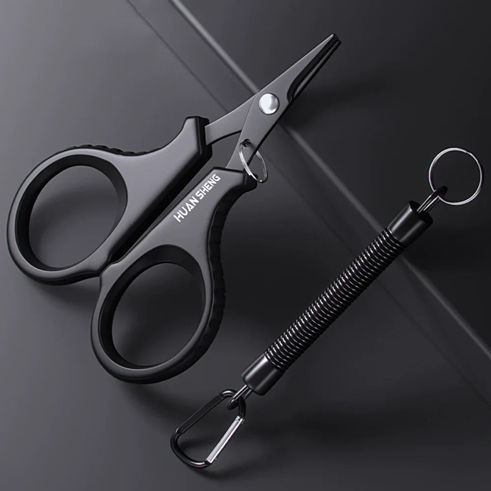 Titanium-Coated Braid Scissors and Line Cutter