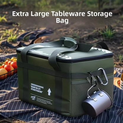 camping storage bag foldable large capacity tool camping picnic storage bag waterproof