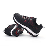 Men’s Leather Casual Shoes – Lightweight Walking & Tennis Sneakers for Spring, Autumn & Winter