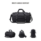 Stylish unisex travel bag carried on shoulder strap