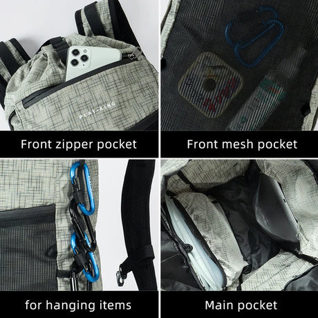 Waterproof camping backpack – outdoor travel daypack