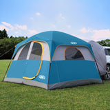 UNP SUV Tent For Camping, 6-person Car Camping Tent, SUV Tailgate Tent For Outdoor, Easy Set Up Tent With Rainfly 10'x9'x78in (H)
