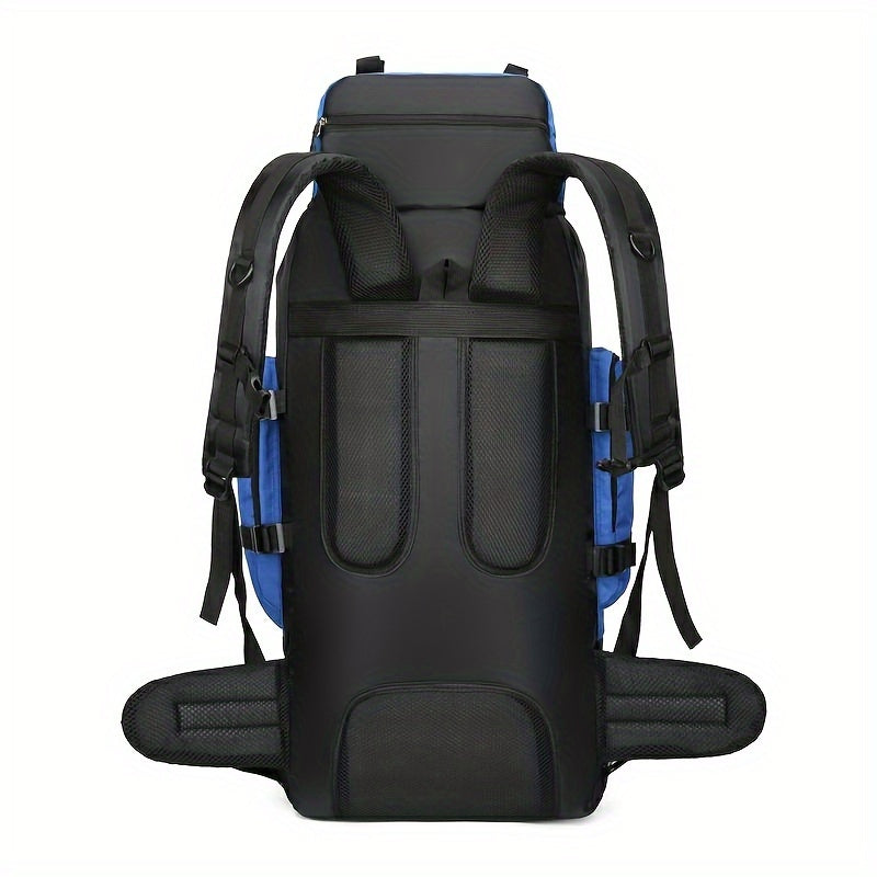 [Durable Hiking Backpack] Durable 90L Large Capacity Hiking Backpack | Multi-Compartment Design for Outdoor Trekking, Camping & Travel, with Adjustable Straps, Laptop Sleeve, and Front Zipper Closure, Hiking Gear