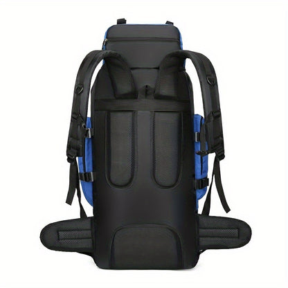 [Durable Hiking Backpack] Durable 90L Large Capacity Hiking Backpack | Multi-Compartment Design for Outdoor Trekking, Camping & Travel, with Adjustable Straps, Laptop Sleeve, and Front Zipper Closure, Hiking Gear