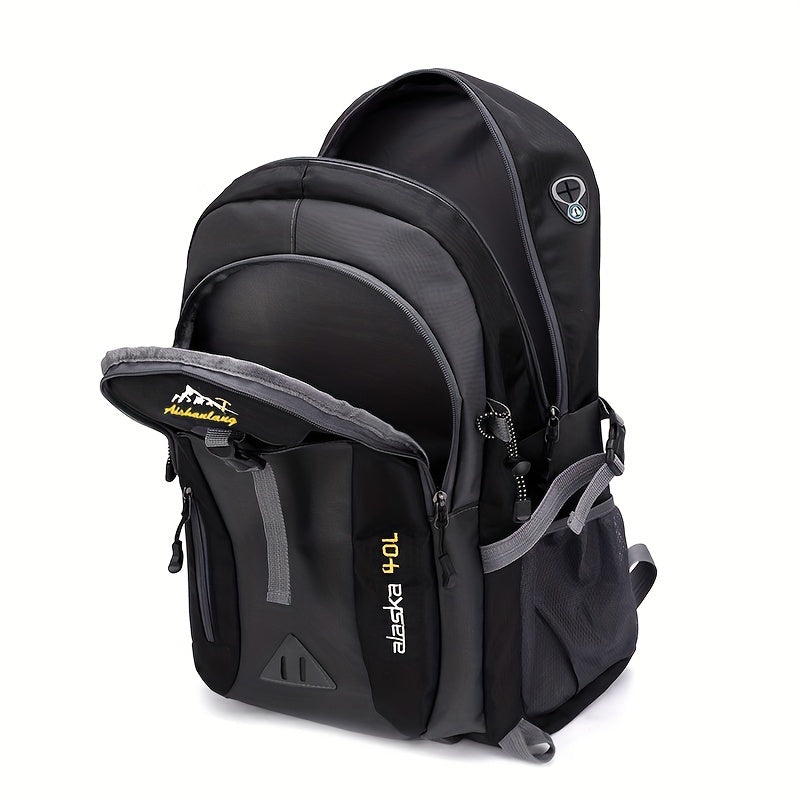 1 Outdoor Hiking Backpack, Camping Climbing Pack, Large Capacity Durable Cycling Backpack, Unisex Shoulder Bag, Sports Bag, Casual Travel Backpack