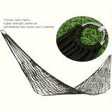 2pcs Portable Nylon Mesh Hammocks - Durable, Non-Woven Outdoor Relaxation Gear for Camping & Sports