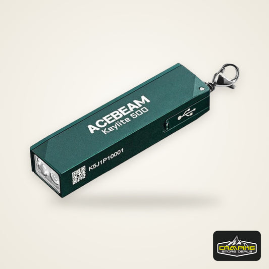 ACEBEAM Keychain Flashlight Keylite 500 EDC Rechargeable Flashlights With Self Defense Strobe Mode Dual LED Light Camping Work