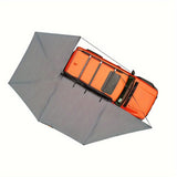 270 Degree Awning for Car, Retractable Car Side Awning, FreeStanding Car Rooftop Tent with LED Lights for SUV Trucks, Folding Portable Car Awning Sun Shelter for Camping Self Driving Trip