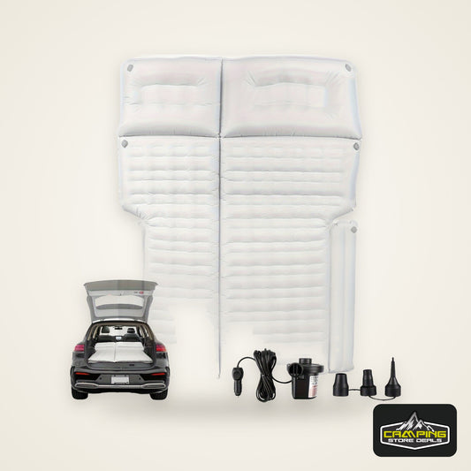 Air Mattress For SUV Car Inflatable Sleeping Pad For Travel Camping With Air Pump Portable Sleeping Mat With 6 Separate Chambers