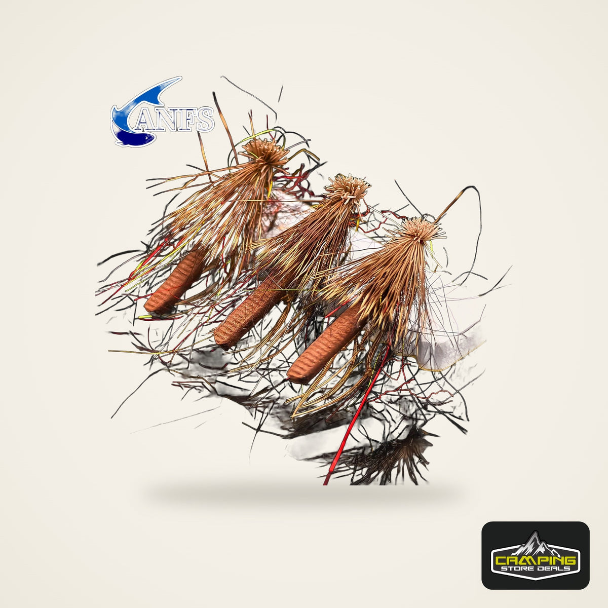 ANFS Hand-Tied Mayfly Dry Flies (3 Pack)