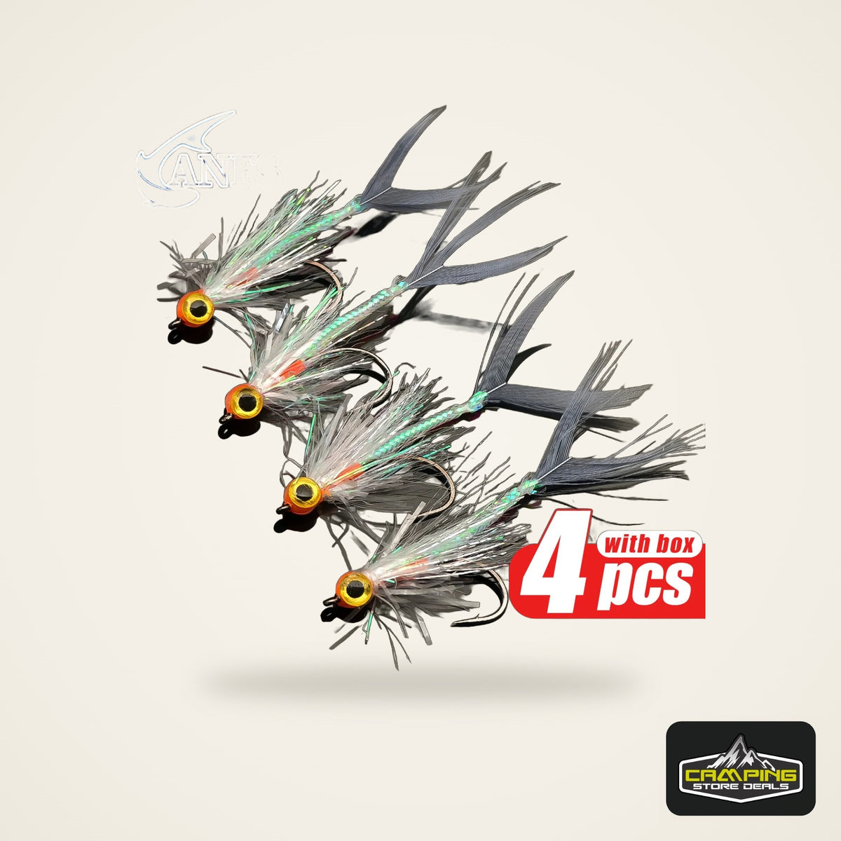 ANFS Baitfish Streamer Flies (4 Pack)