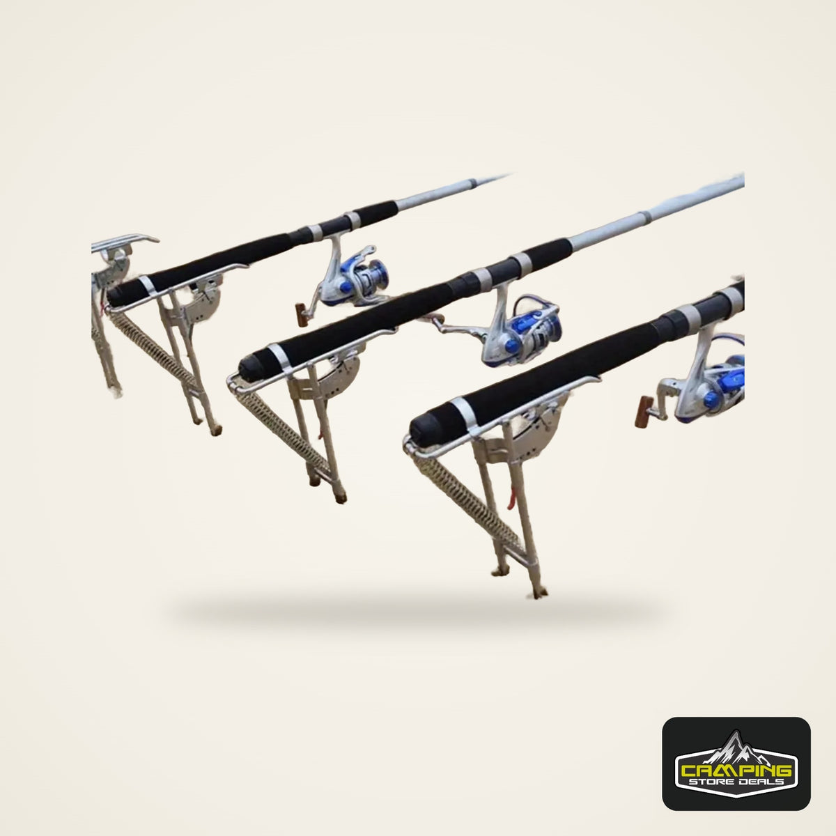 Automatic Spring Fishing Rod Holder