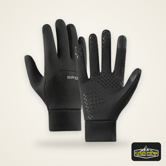 Autumn and Winter Touchscreen Men's and Women's Warm Gloves Plush Outdoor Sports Windproof and Cold Proof Cycling Gloves
