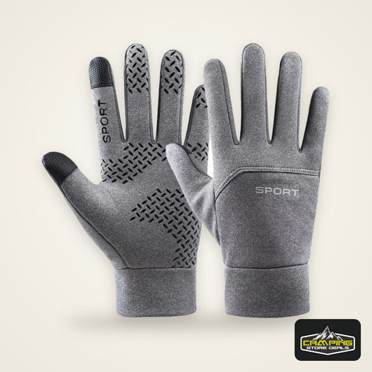 Autumn and Winter Touchscreen Men's and Women's Warm Gloves Plush Outdoor Sports Windproof and Cold Proof Cycling Gloves