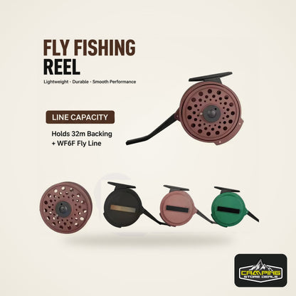 Aventik Euro Nymph Graphite Fly Reel with Extra Spool
