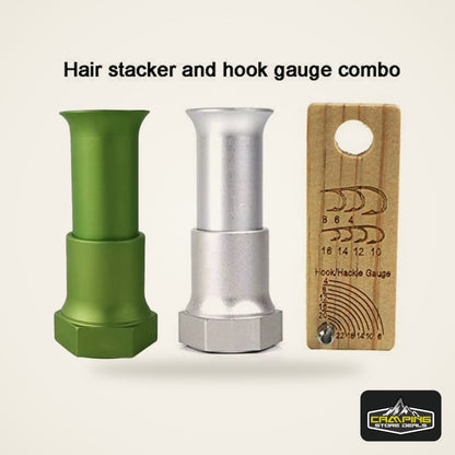 Aventik Hair Stacker and Hook Size Gauge