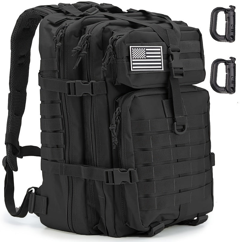 Outdoor Tactical Backpack, Waterproof MOLLE Hiking Camping Bag, Large Capacity Nylon Hiking Backpack For Men And Women