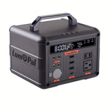 Portable Power Station 300W, Lumopal 298Wh Solar Generator IP63 Waterproof Super Quiet With PD 100W USB-C/ 120V AC Pure Sine Wave Outlet, Backup Lithium Battery For Camping Home Blackout (500W PEAK)
